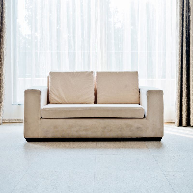 Vetra 2 Seater Leather Sofa In Olive